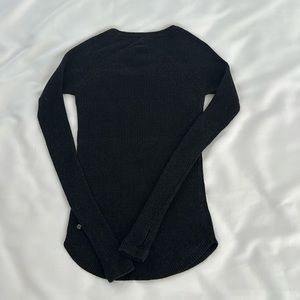 Lululemon Black Knit Sweater size 4